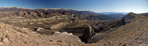 El paisaje hacia el Oeste